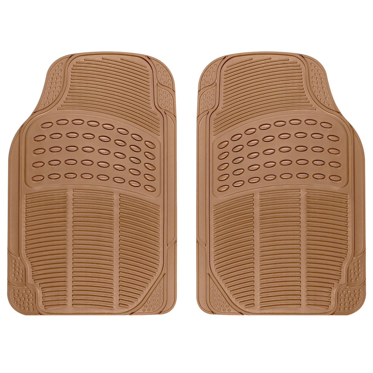 Clear All-Weather Car Floor Mats with Anti-Slip Grip
