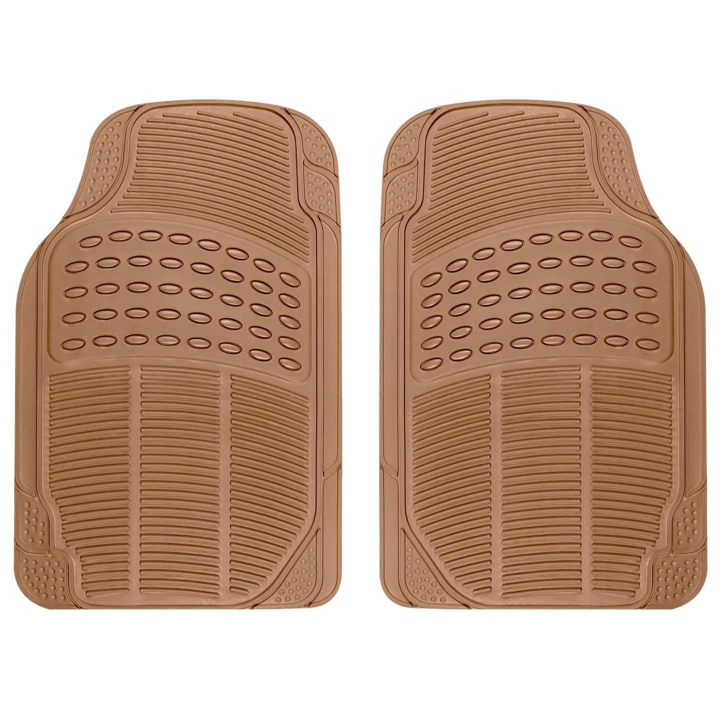 Clear All-Weather Car Floor Mats with Anti-Slip Grip