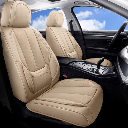 Coverado Car Seat Covers, Seat Covers for Cars, Waterproof Leather Auto Seat Protectors, Leather Car Seat Cushion, Car Interiors Accessories Universal Fit for Most Cars