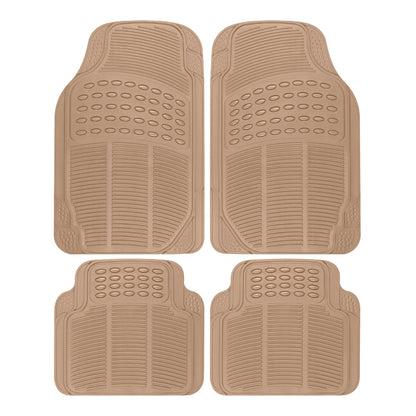 Clear All-Weather Car Floor Mats with Anti-Slip Grip