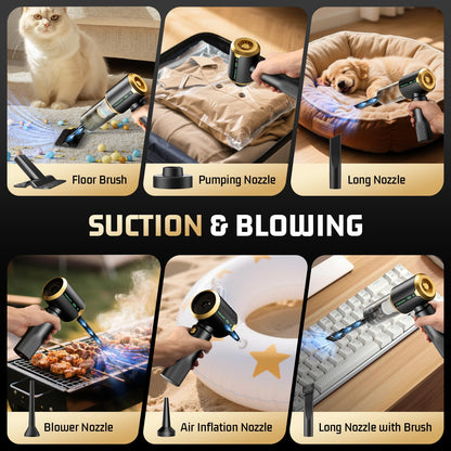 7-in-1 Cordless Car Vacuum with Powerful 16000Pa Suction