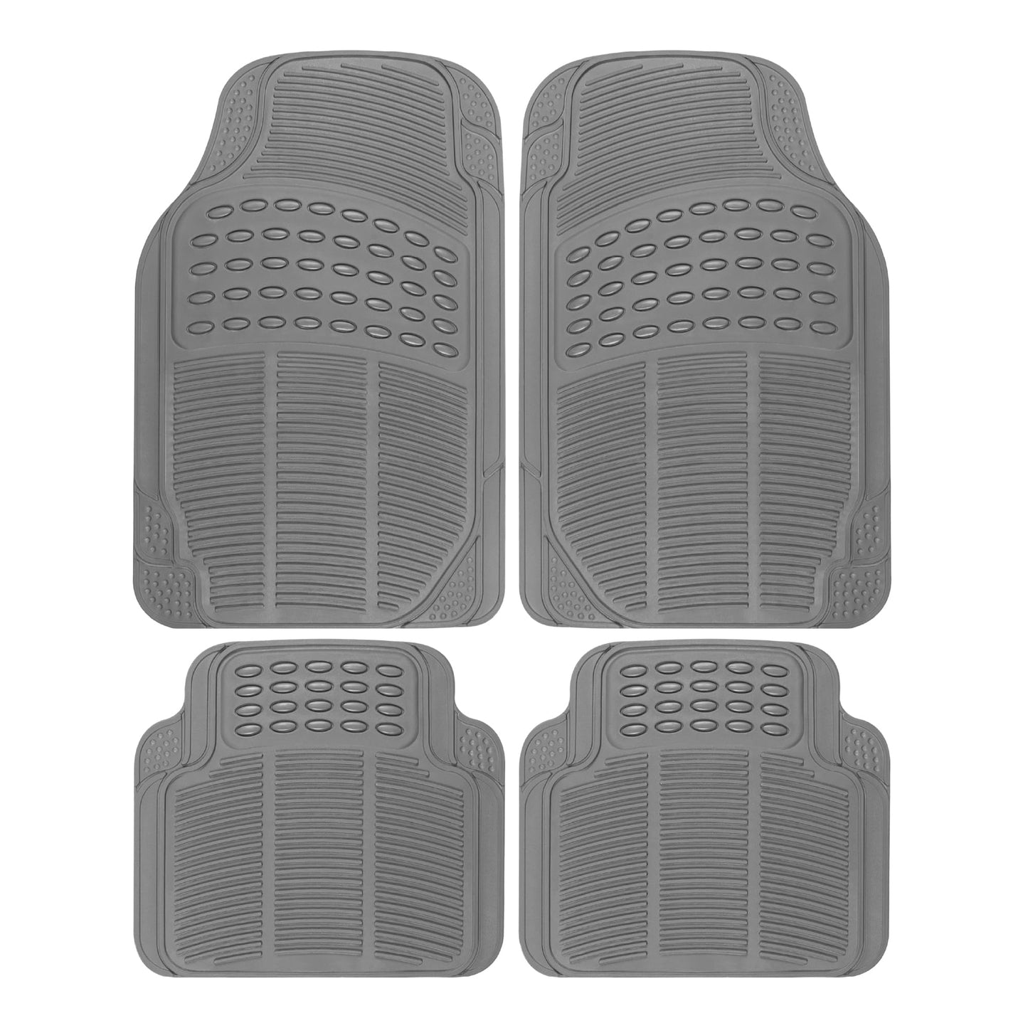 Clear All-Weather Car Floor Mats with Anti-Slip Grip
