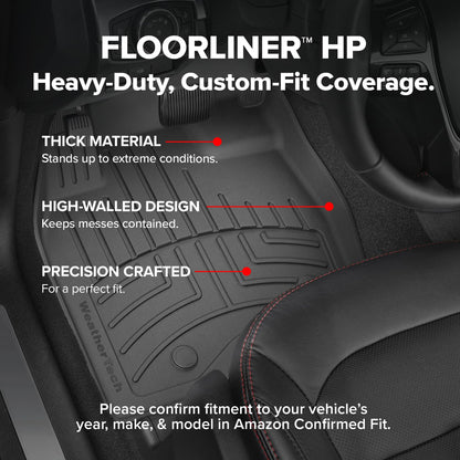 Custom Fit All-Weather Floor Mats Full Set in Cocoa