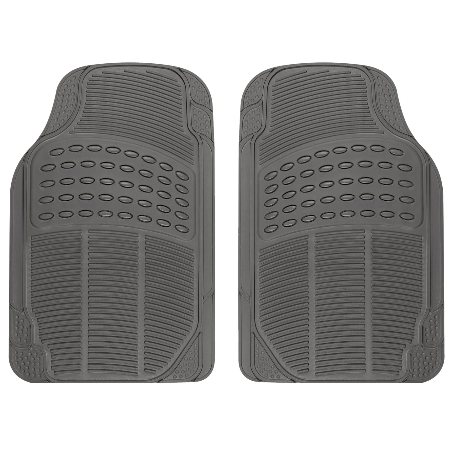 Clear All-Weather Car Floor Mats with Anti-Slip Grip