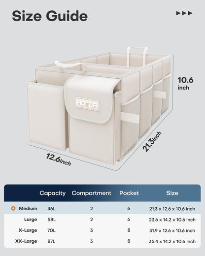 Foldable Car Trunk Organizer for SUVs & Sedans