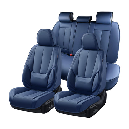Coverado Car Seat Covers, Seat Covers for Cars, Waterproof Leather Auto Seat Protectors, Leather Car Seat Cushion, Car Interiors Accessories Universal Fit for Most Cars