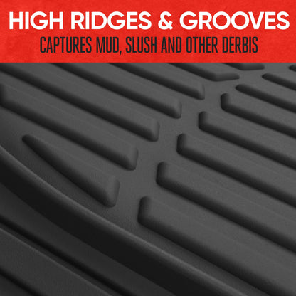 FlexTough All-Weather Floor Mats for Cars and SUVs