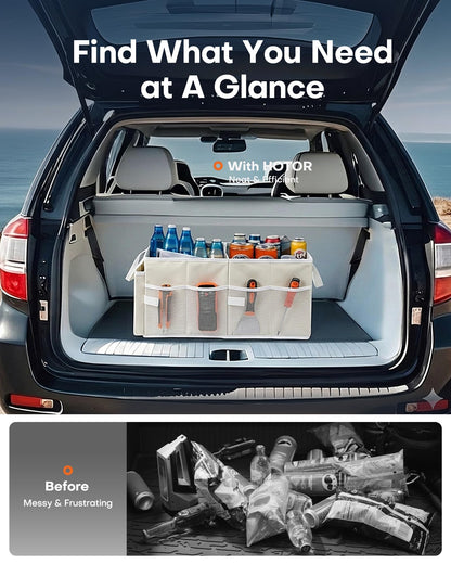 Foldable Car Trunk Organizer for SUVs & Sedans