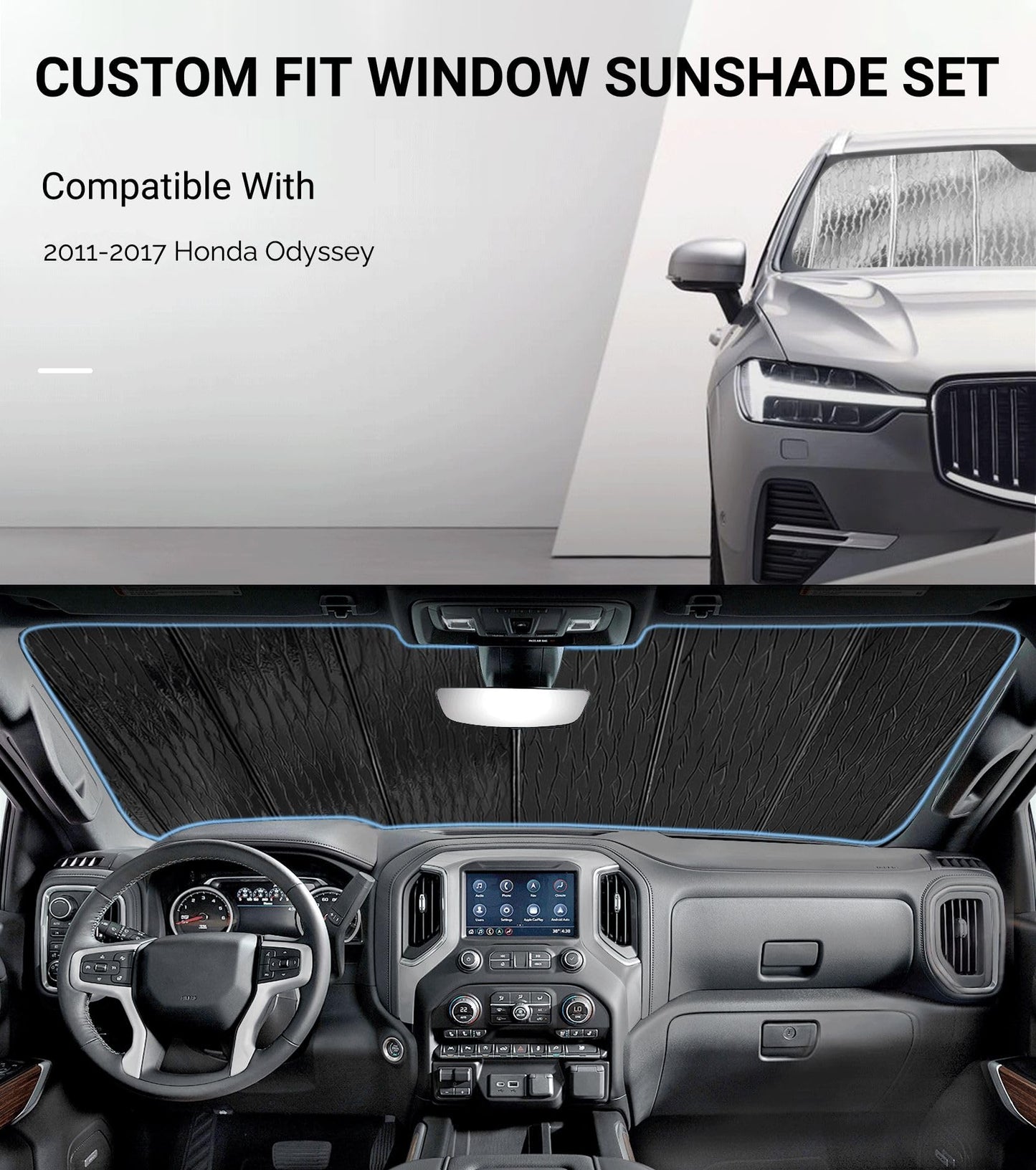 Pigenius Window Sun Shade Full Set for Honda Odyssey