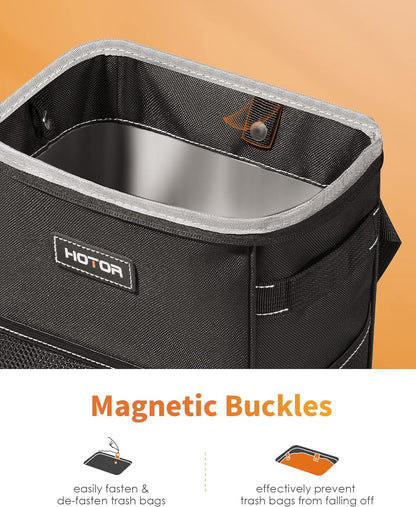 Leakproof Car Trash Can & Compact Interior Organizer