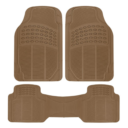 Clear All-Weather Car Floor Mats with Anti-Slip Grip