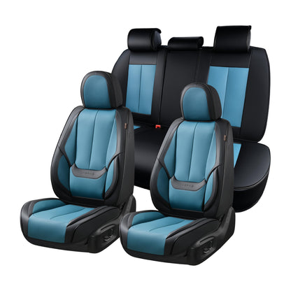 Coverado Car Seat Covers, Seat Covers for Cars, Waterproof Leather Auto Seat Protectors, Leather Car Seat Cushion, Car Interiors Accessories Universal Fit for Most Cars