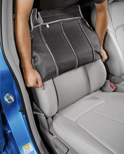 Clazzio 2020-2023 Toyota Tacoma Double Cab Power Driver Seat Black Leather Seat Cover
