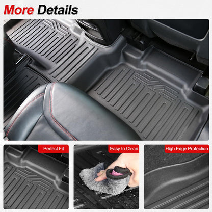 All-Weather Floor Mats for 6-Seat SUVs Full Set
