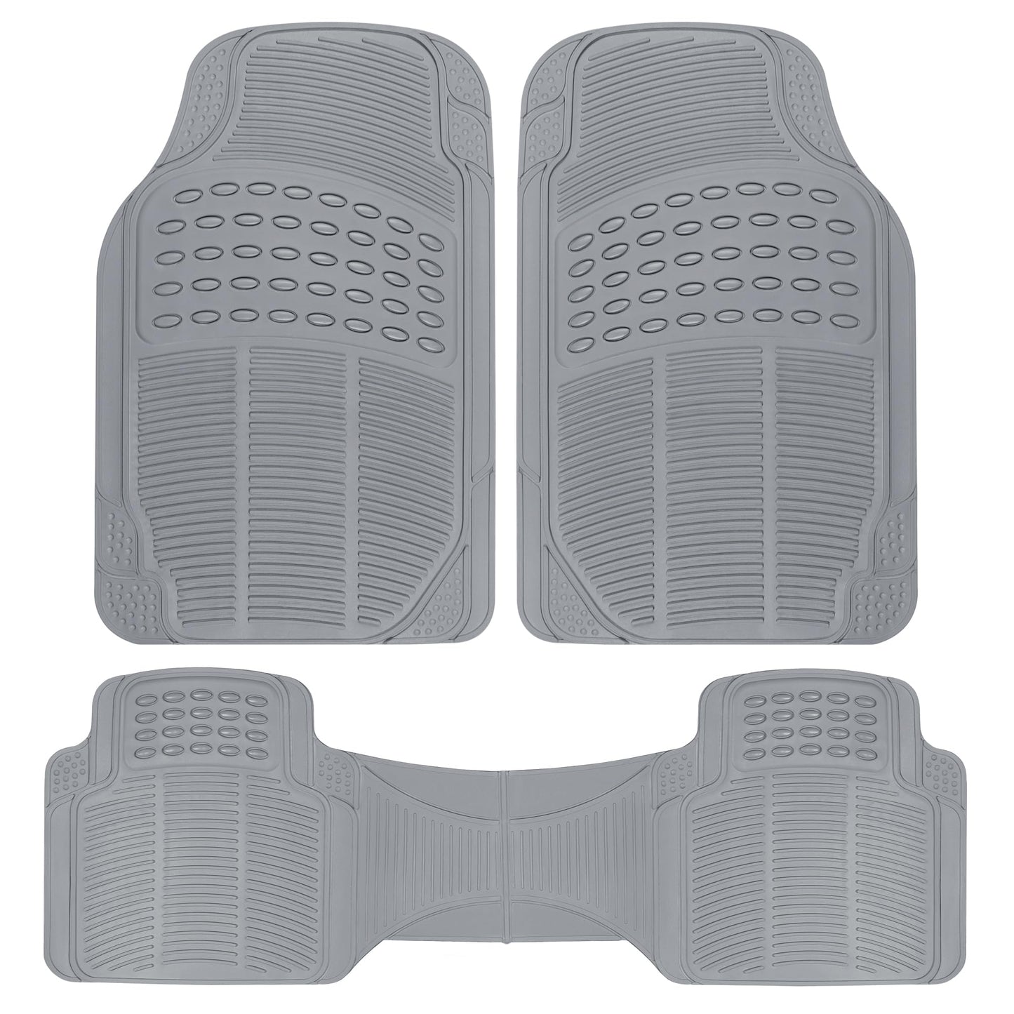 Clear All-Weather Car Floor Mats with Anti-Slip Grip