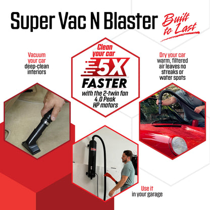 Professional Car Vacuum and Blower for Interior Cleaning