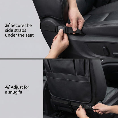 Backseat Car Organizer with Touchscreen Tablet Holder