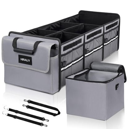 4-in-1 Foldable Trunk Organizer with Leakproof Cooler Bag