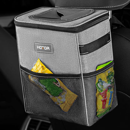 Leakproof Car Trash Can & Compact Interior Organizer