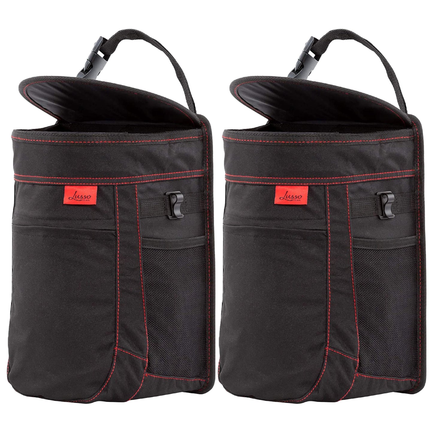 Leakproof Car Trash Can with Compact Hanging Design