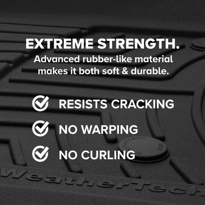 Custom Fit All-Weather Floor Mats Full Set in Cocoa
