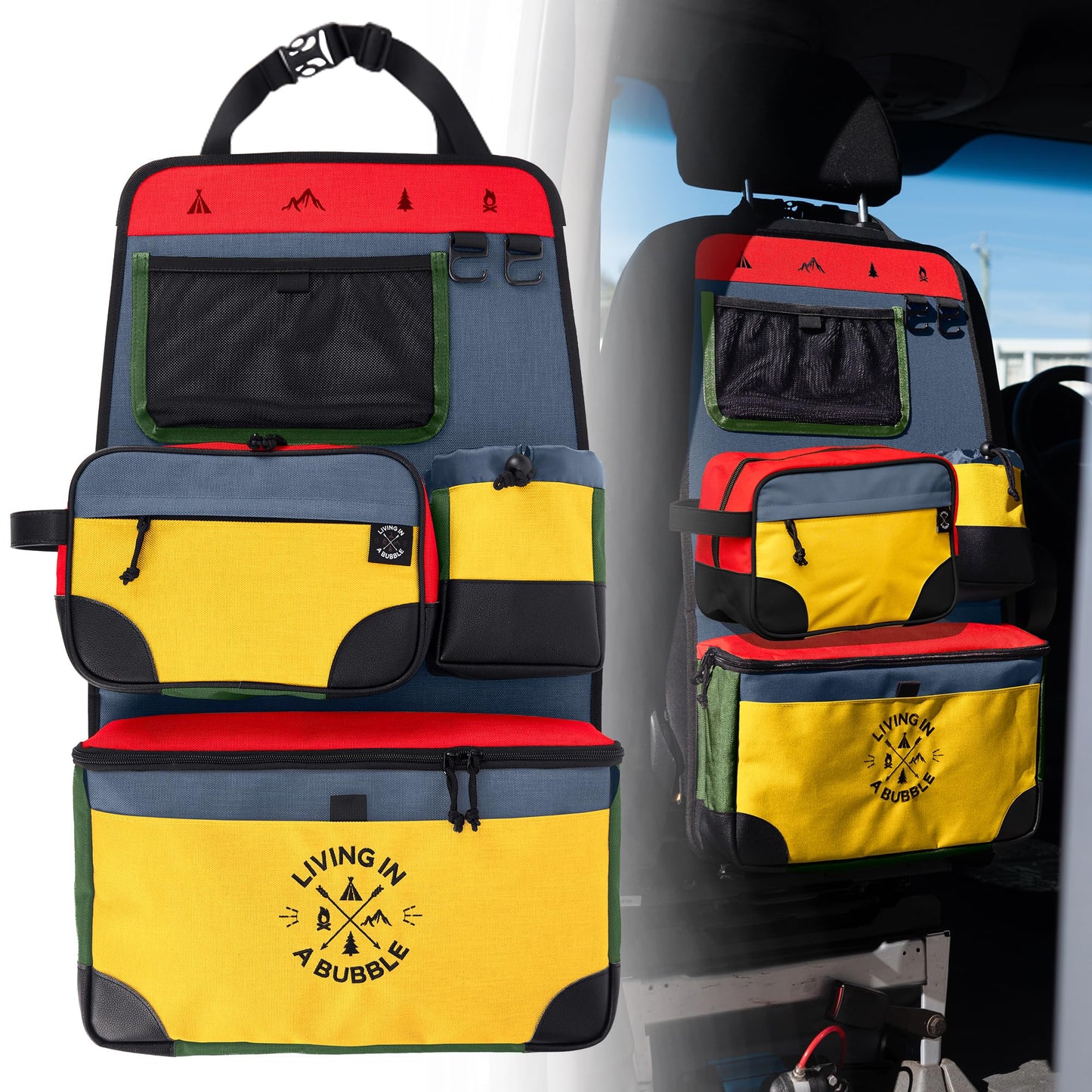 Premium Seat Back Organizer for Cars & Campervans