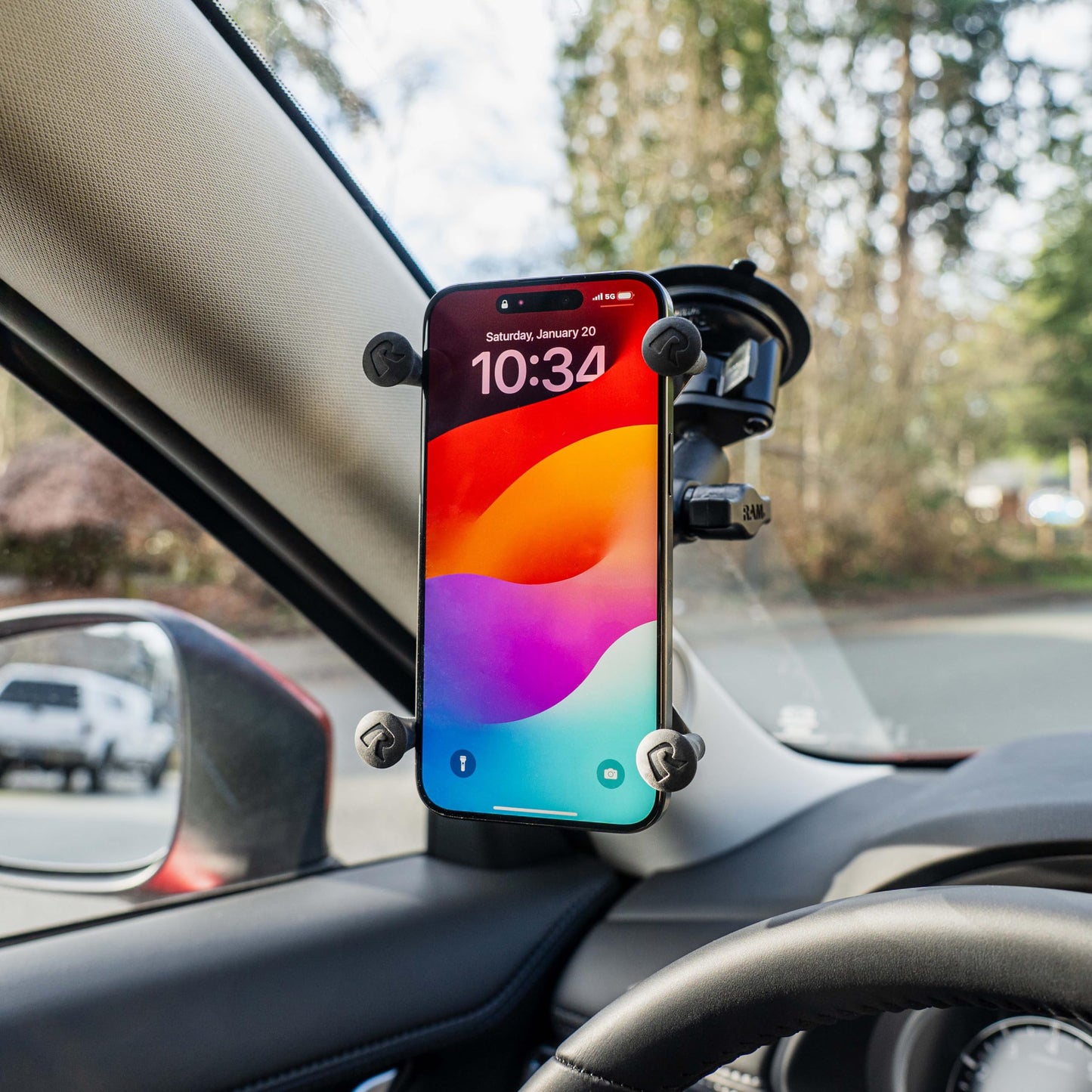 Large X-Grip Phone Mount with Suction Cup Base