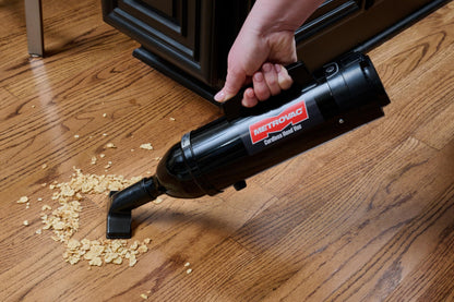 Cordless Handheld Car Vacuum in Black & Stainless Steel