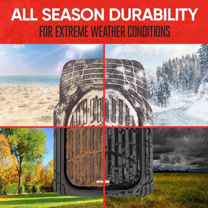FlexTough All-Weather Floor Mats for Cars and SUVs