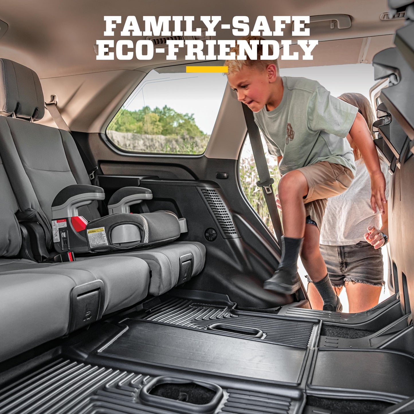 All-Weather Front & Second Row Car Floor Liners